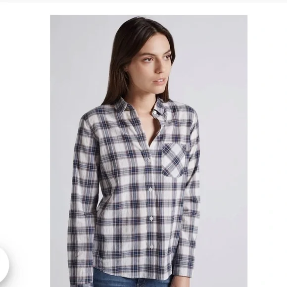 current elliot plaid button down - Picture 1 of 11